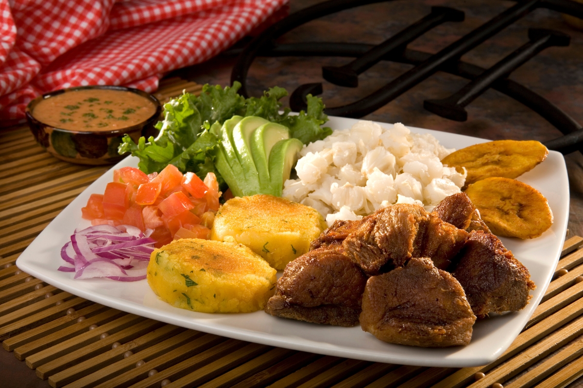 Traditional Ecuadorian dishes in Quito